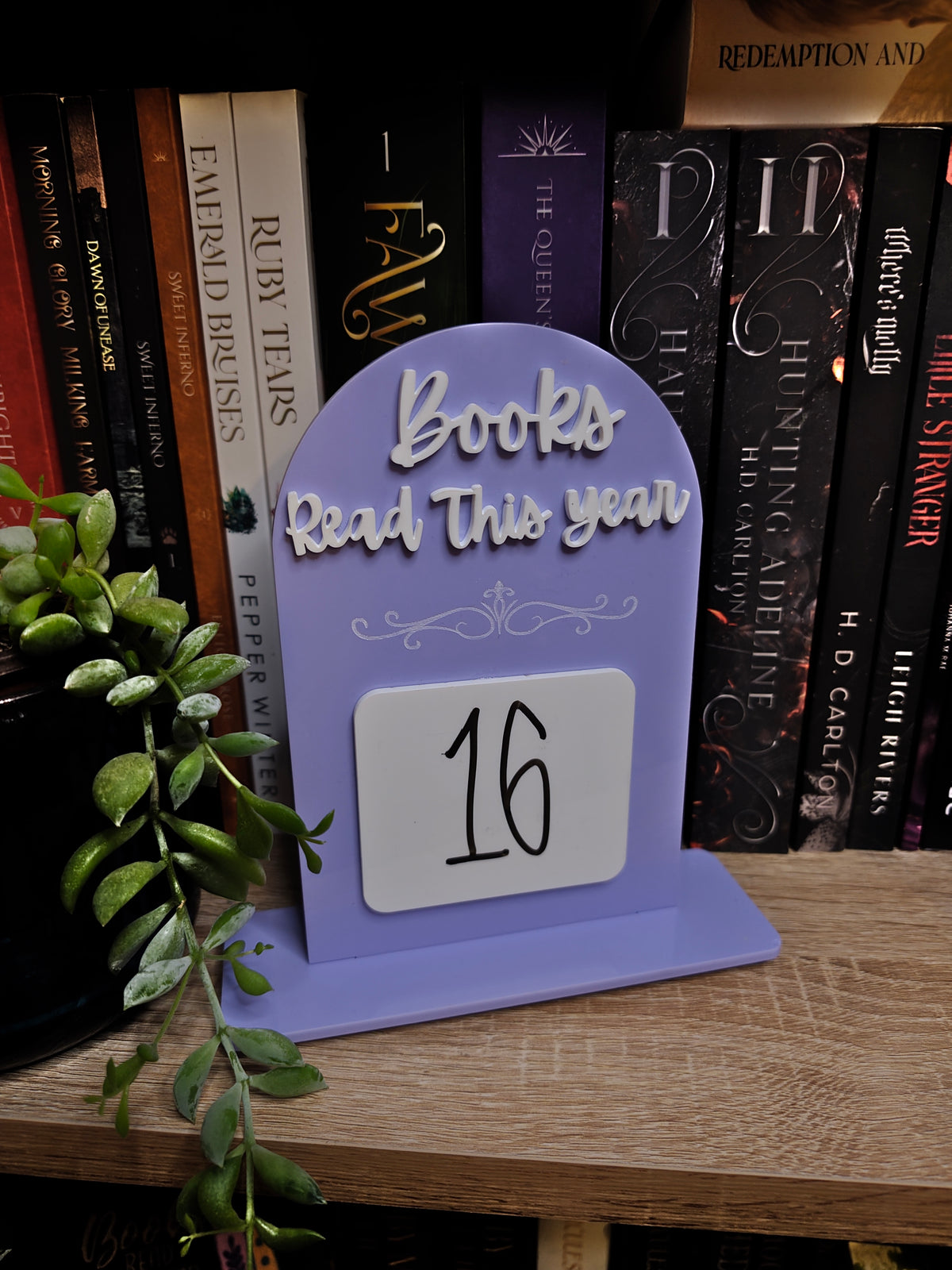 Acrylic Book Tracker