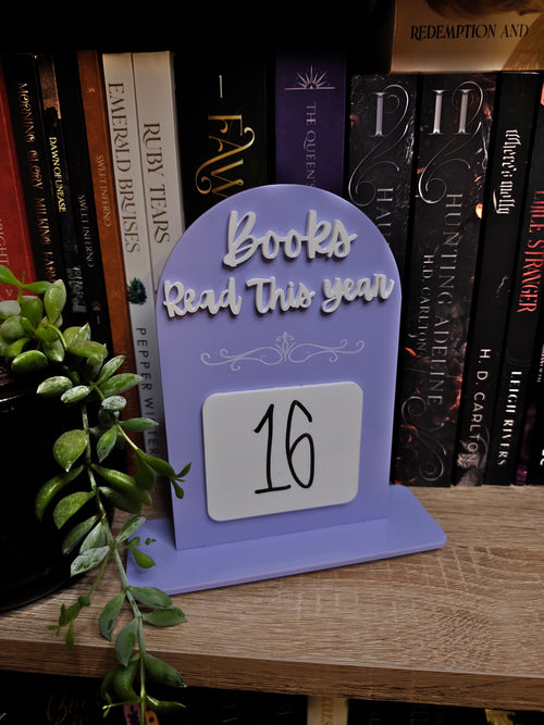 Acrylic Book Tracker