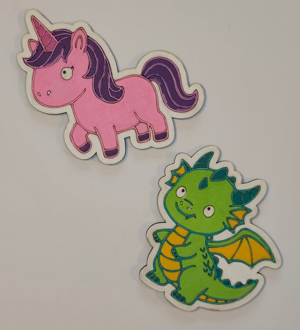 Paint-Your-Own Magnet - Unicorn