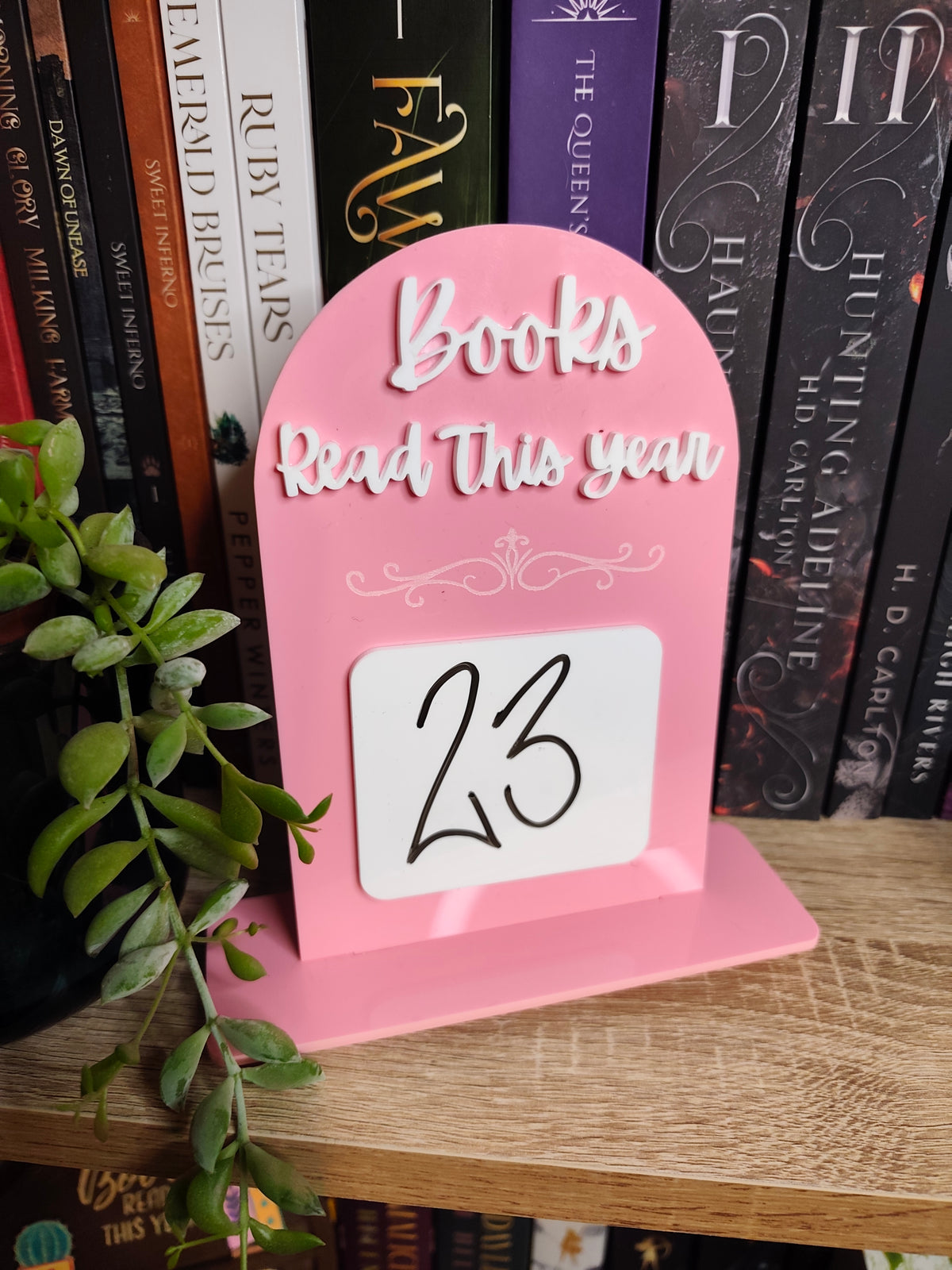 Acrylic Book Tracker